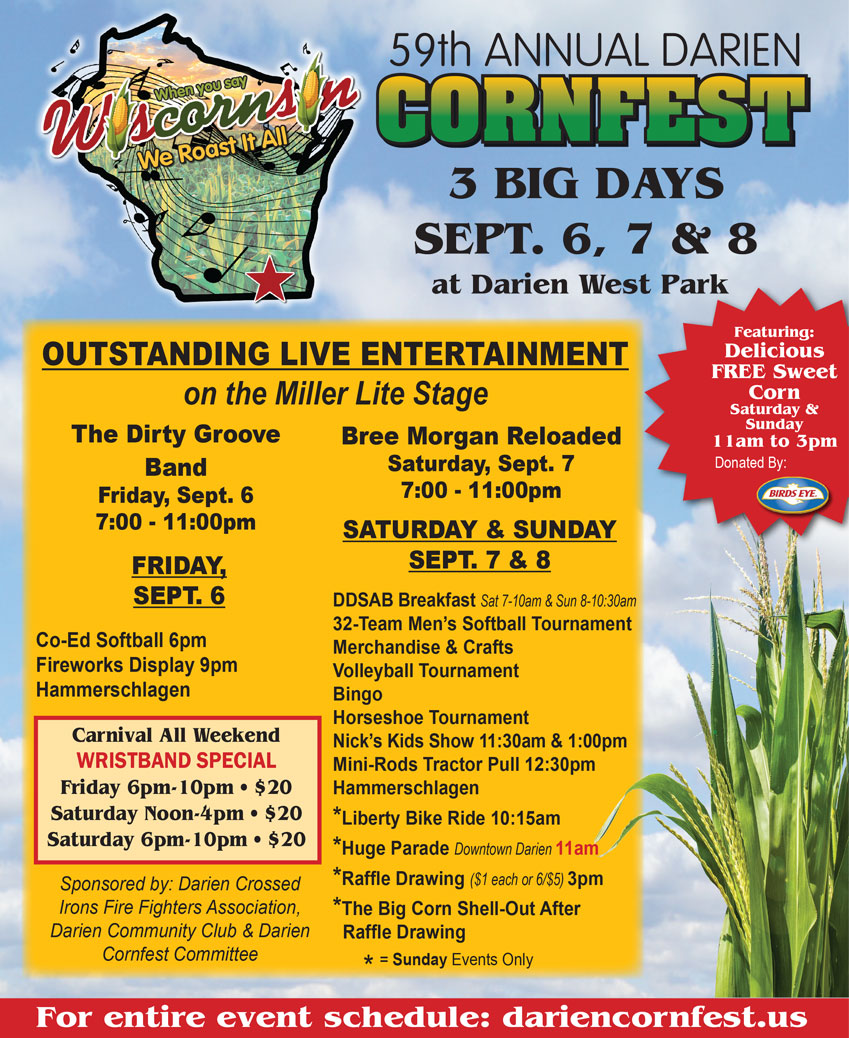 The 2019 Cornfest Flyer is Here Darien Cornfest